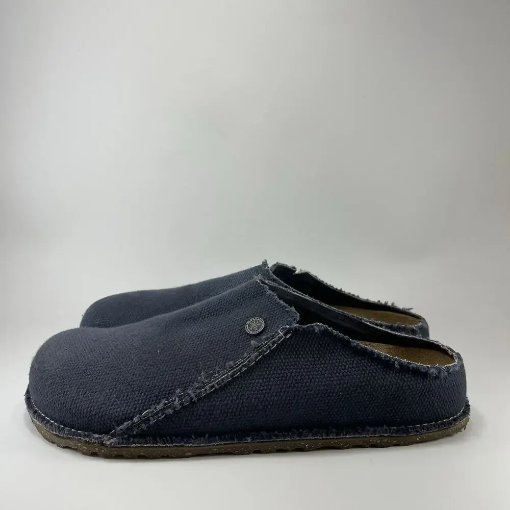 Birkenstock Zermatt Premium Textile Blue Slippers Mens Size 46 US 13 Clogs Mules